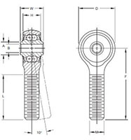 Aerospace - Ball Bearing Rod Ends - Rep-M-Series Line Drawing.JPG